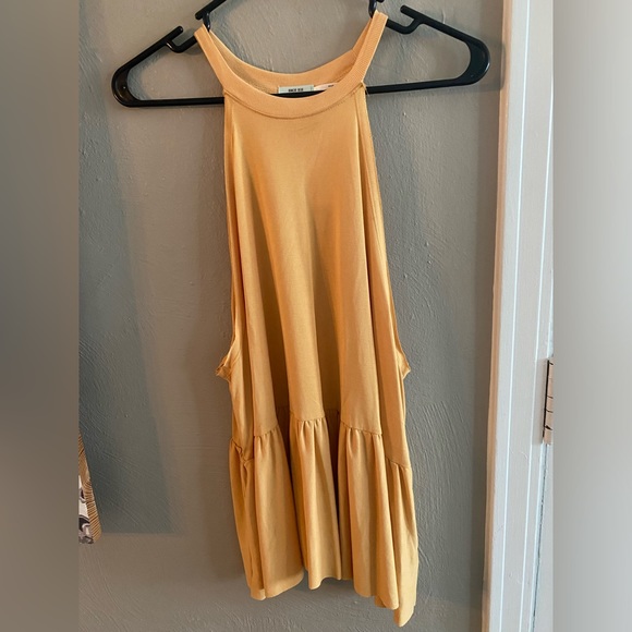 Urban Outfitters Kimchi Blue Babydoll High Neck Peplum Tank - Picture 2 of 6